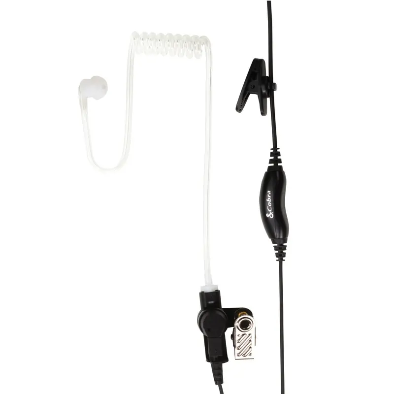 Surveillance Headset With Transparent Acoustic Tube 1