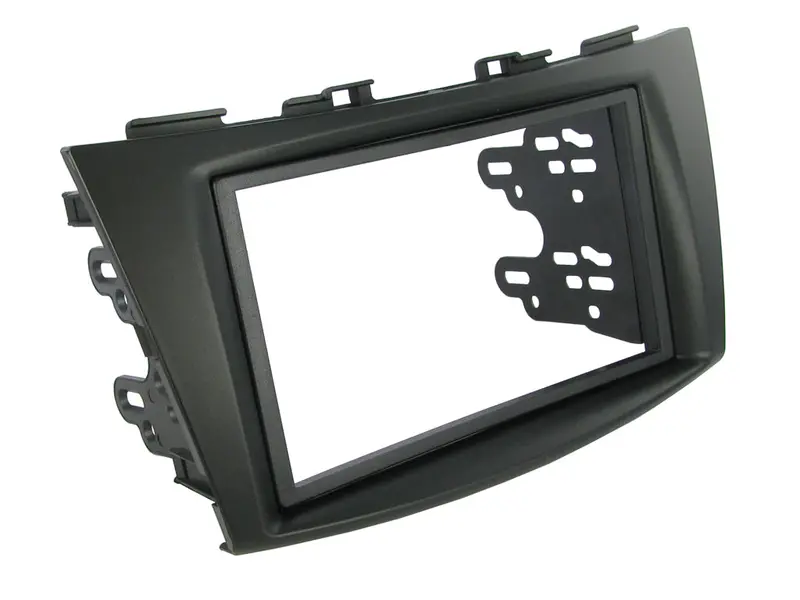 Suzuki Swift 2010 - 2017  Double Din Fitting Kit With Side Brackets (Black) 1