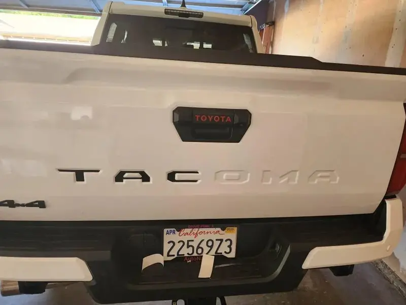 Tacoma Tailgate Inlay Letters - 2024+ Tacoma 7