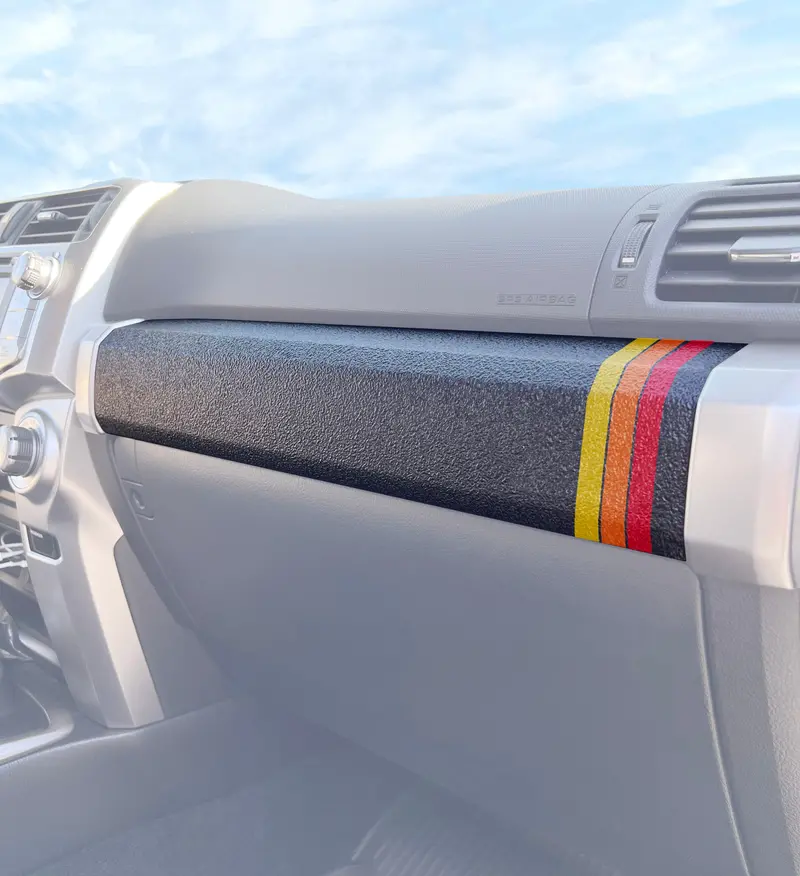 Textured Glove Box Bar Overlay - 2010-2024 4Runner 1