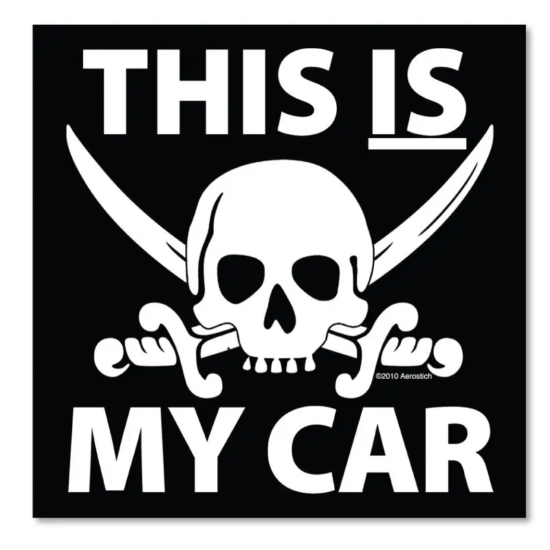 This Is My Car Sticker 1