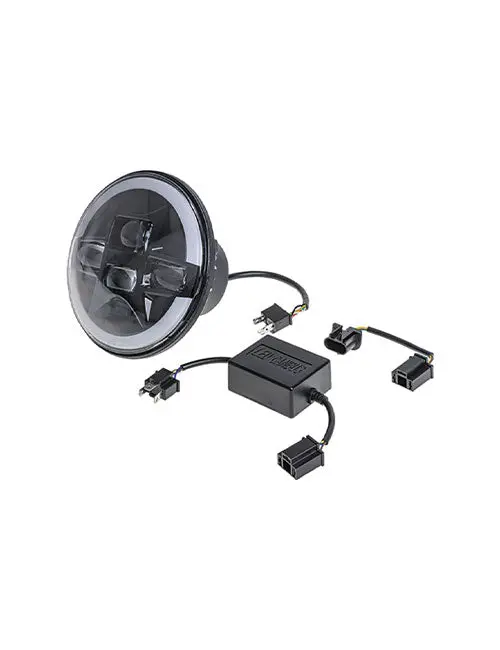 Thunder Tdr08030 7" Round Led Headlamp Indicator With Park Light 12/24V 1
