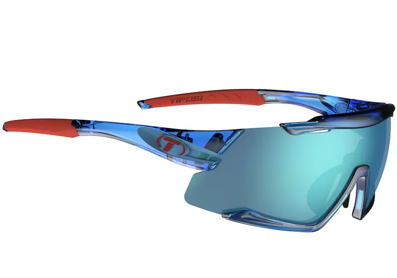 Tifosi Aethon Crystal Blue Sunglasses With 3 Interchangeable Lenses 1