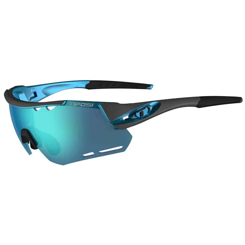 Tifosi Alliant Gunmetal/Blue Cycling Sunglasses 1