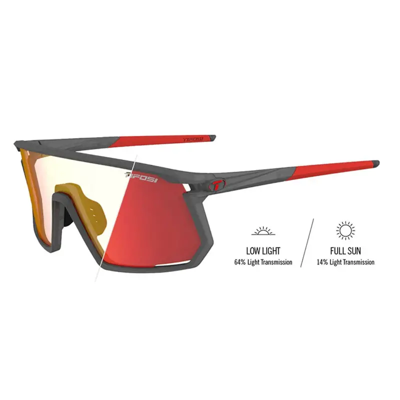 Tifosi Moab Satin Vapor Cycling Sunglasses With Fototec Lens 1