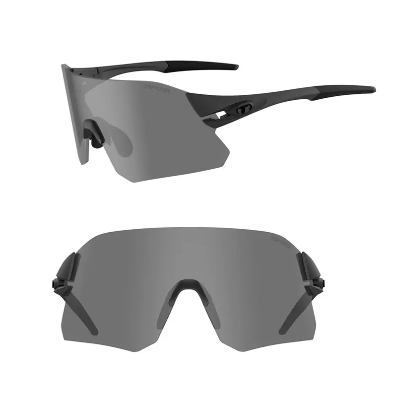 Tifosi Rail Sunglasses, Blackout With 3 Interchangeable Lenses 1