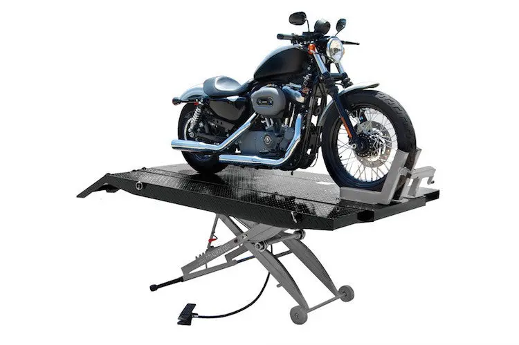 Titan Sdml-1000D-Xlt Motorcycle Lift Table (Black/Gray) 1