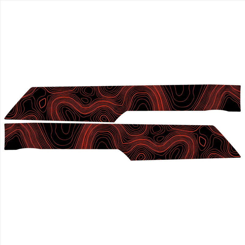 Topo Front Interior Upper Door Card Insert Overlays (Printed Series) - 2021+ Bronco 4 Door 18