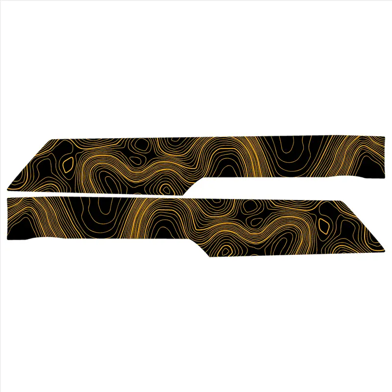 Topo Front Interior Upper Door Card Insert Overlays (Printed Series) - 2021+ Bronco 4 Door 20