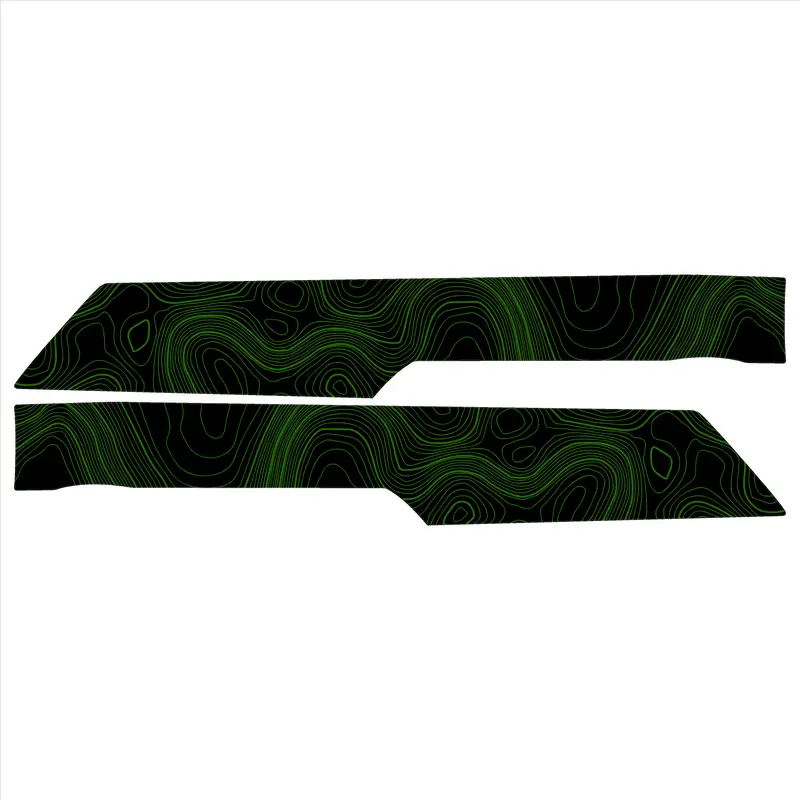 Topo Front Interior Upper Door Card Insert Overlays (Printed Series) - 2021+ Bronco 4 Door 21