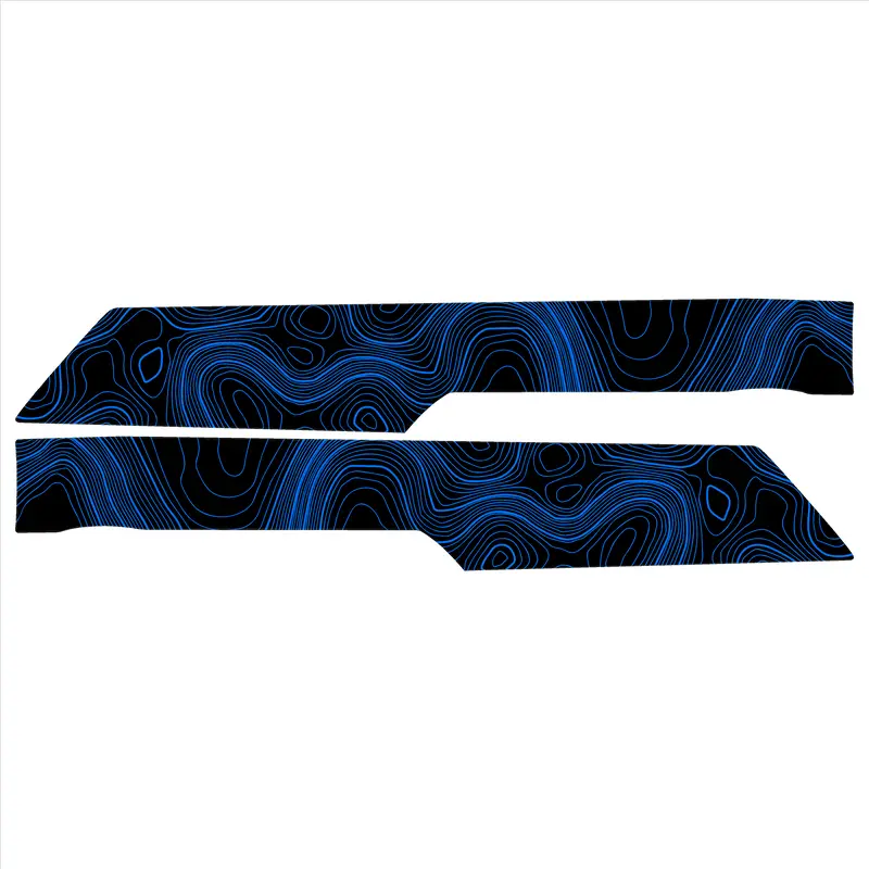 Topo Front Interior Upper Door Card Insert Overlays (Printed Series) - 2021+ Bronco 4 Door 26