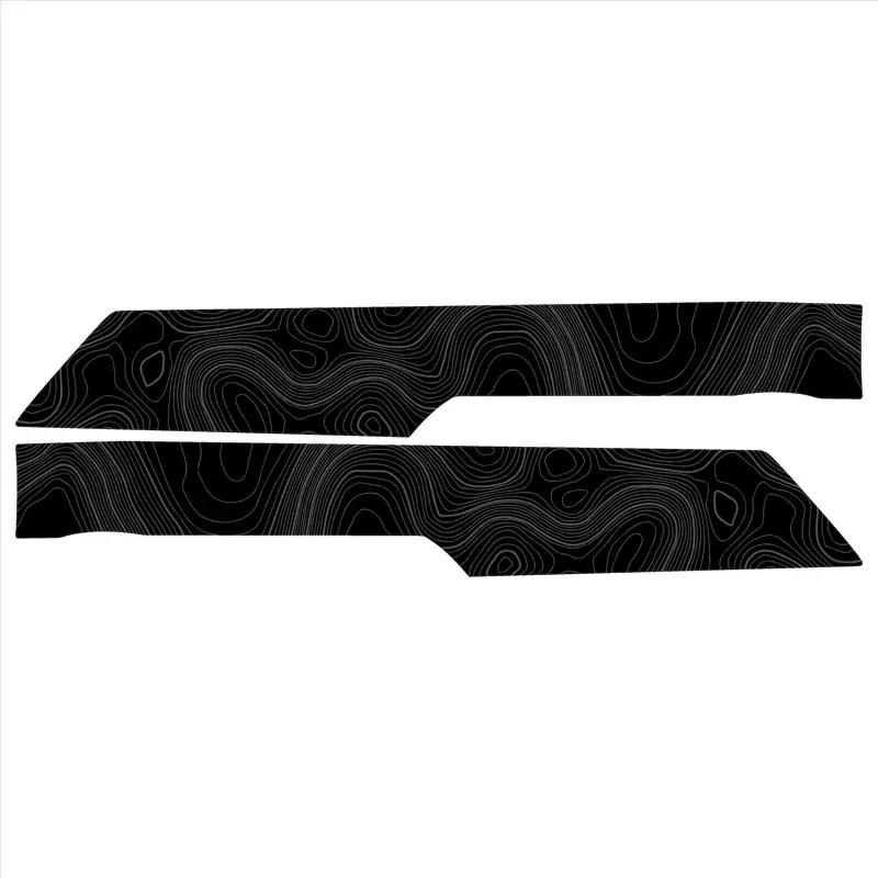 Topo Front Interior Upper Door Card Insert Overlays (Printed Series) - 2021+ Bronco 4 Door 31