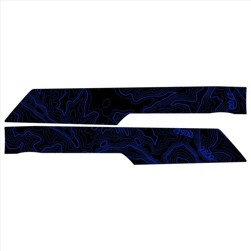Topo Front Interior Upper Door Card Insert Overlays (Printed Series) - 2021+ Bronco 4 Door 33