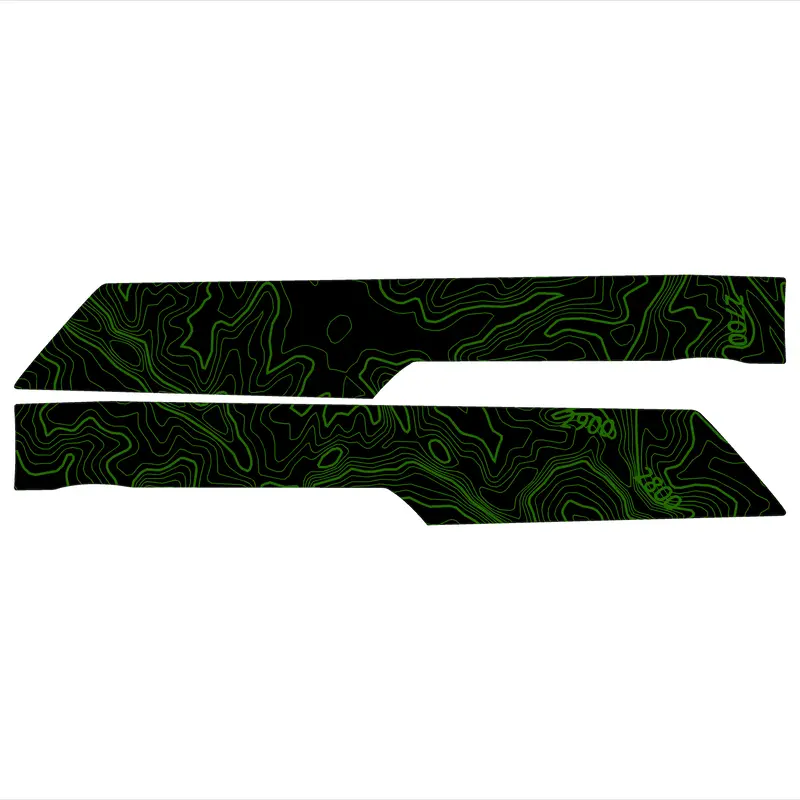 Topo Front Interior Upper Door Card Insert Overlays (Printed Series) - 2021+ Bronco 4 Door 41
