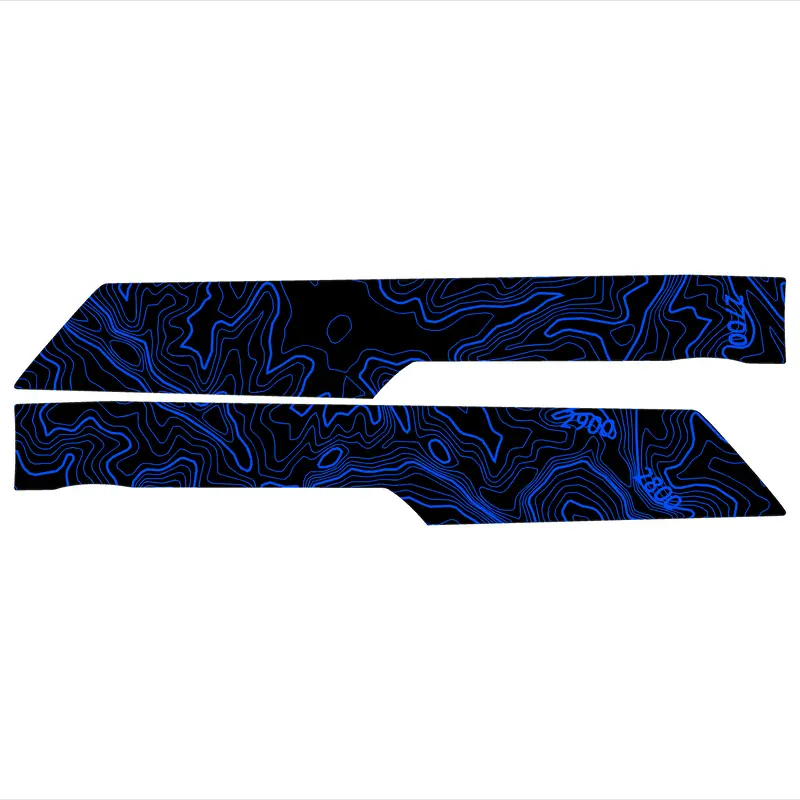 Topo Front Interior Upper Door Card Insert Overlays (Printed Series) - 2021+ Bronco 4 Door 44