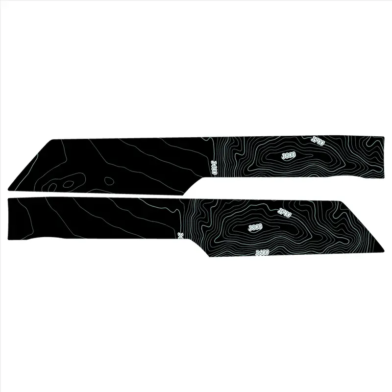 Topo Front Interior Upper Door Card Insert Overlays (Printed Series) - 2021+ Bronco 4 Door 48