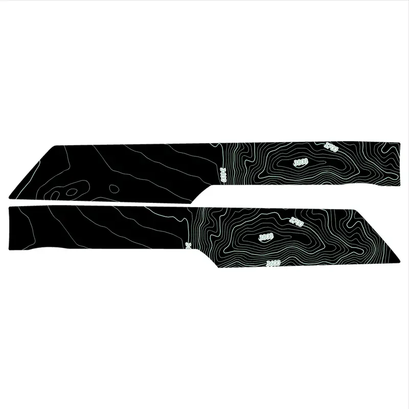 Topo Front Interior Upper Door Card Insert Overlays (Printed Series) - 2021+ Bronco 4 Door 51
