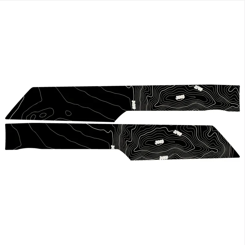 Topo Front Interior Upper Door Card Insert Overlays (Printed Series) - 2021+ Bronco 4 Door 56