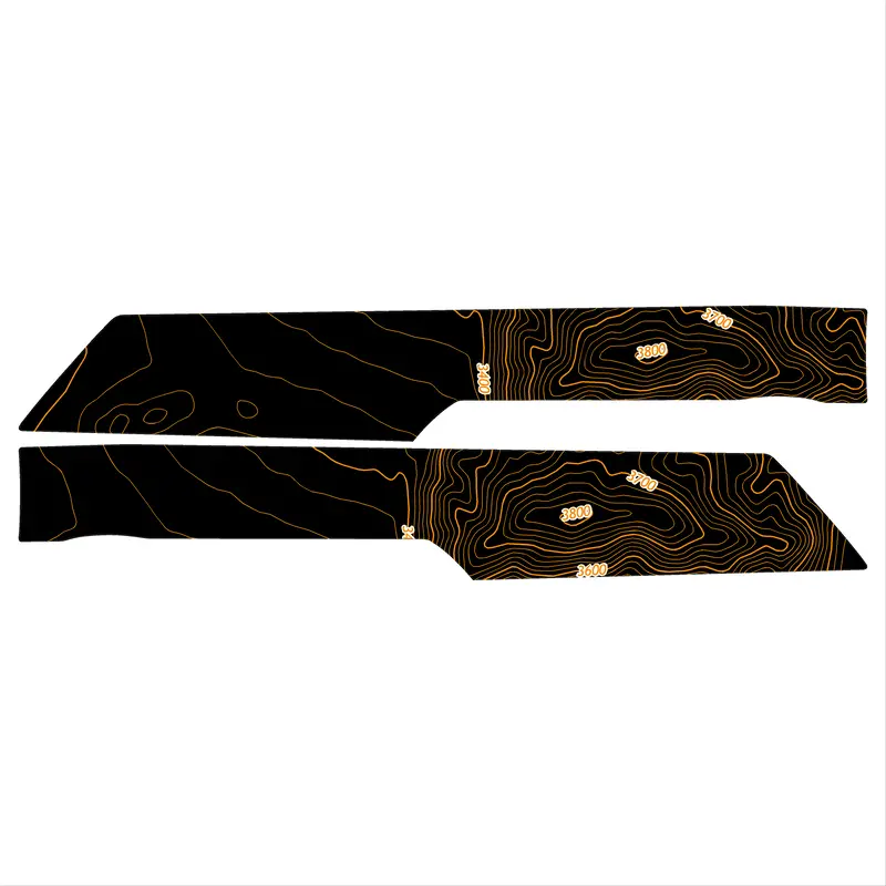 Topo Front Interior Upper Door Card Insert Overlays (Printed Series) - 2021+ Bronco 4 Door 59