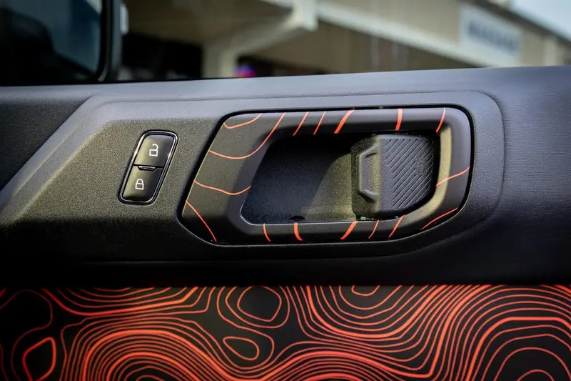 Topo Interior Door Handle Overlays - 2021+ Bronco 1