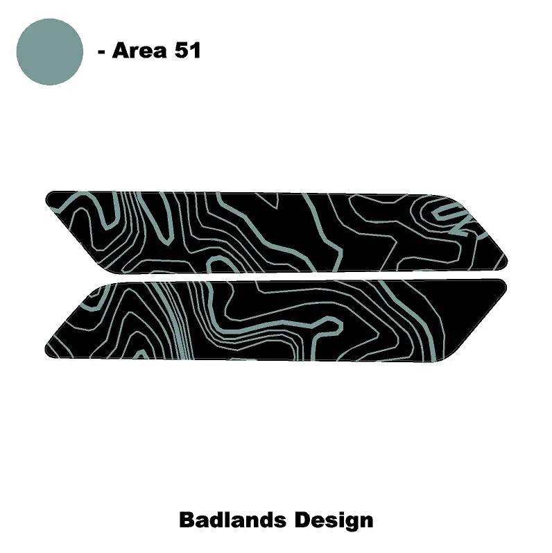 Topo Interior Front Door Grab Handle Overlay Kit (Printed + Laser Series) - 2021+ Bronco 31