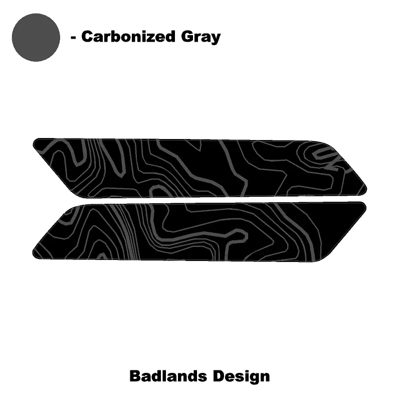 Topo Interior Front Door Grab Handle Overlay Kit (Printed + Laser Series) - 2021+ Bronco 34