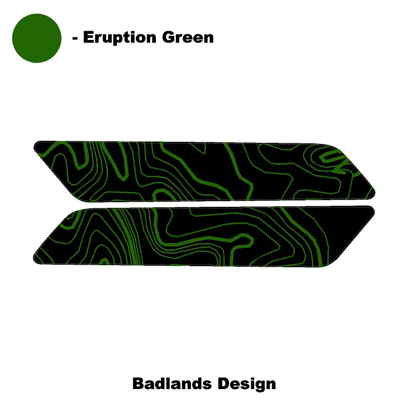 Topo Interior Front Door Grab Handle Overlay Kit (Printed + Laser Series) - 2021+ Bronco 38