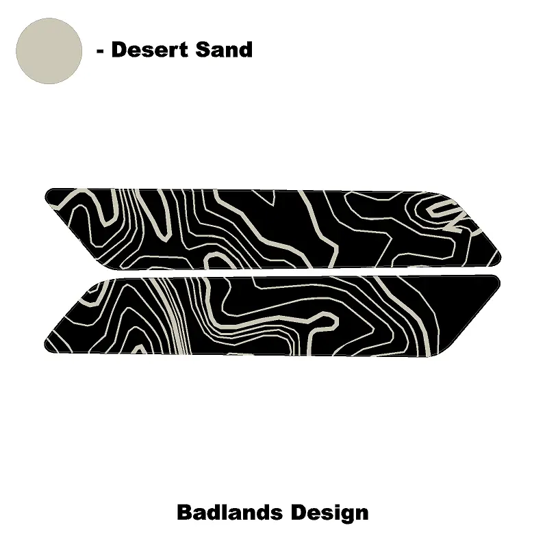 Topo Interior Front Door Grab Handle Overlay Kit (Printed + Laser Series) - 2021+ Bronco 47