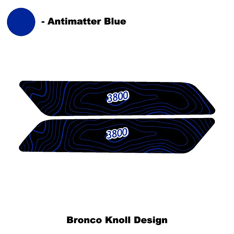 Topo Interior Front Door Grab Handle Overlay Kit (Printed + Laser Series) - 2021+ Bronco 49