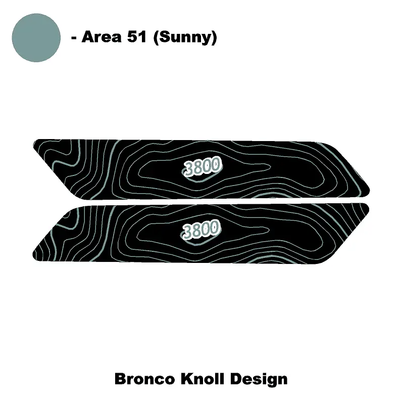 Topo Interior Front Door Grab Handle Overlay Kit (Printed + Laser Series) - 2021+ Bronco 50