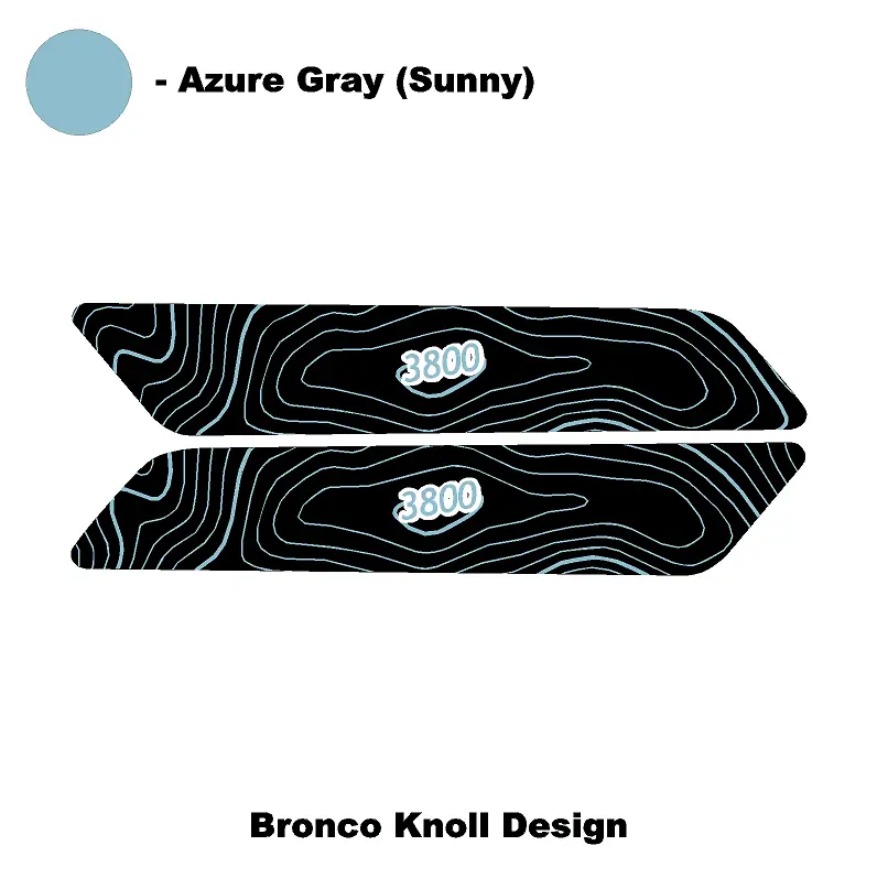 Topo Interior Front Door Grab Handle Overlay Kit (Printed + Laser Series) - 2021+ Bronco 51