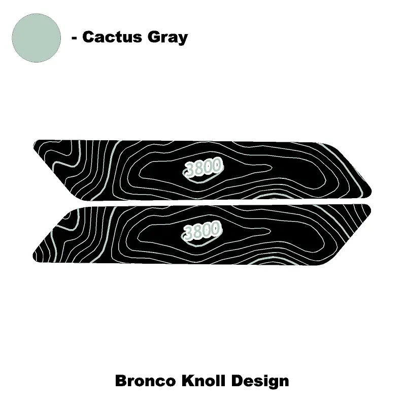 Topo Interior Front Door Grab Handle Overlay Kit (Printed + Laser Series) - 2021+ Bronco 52