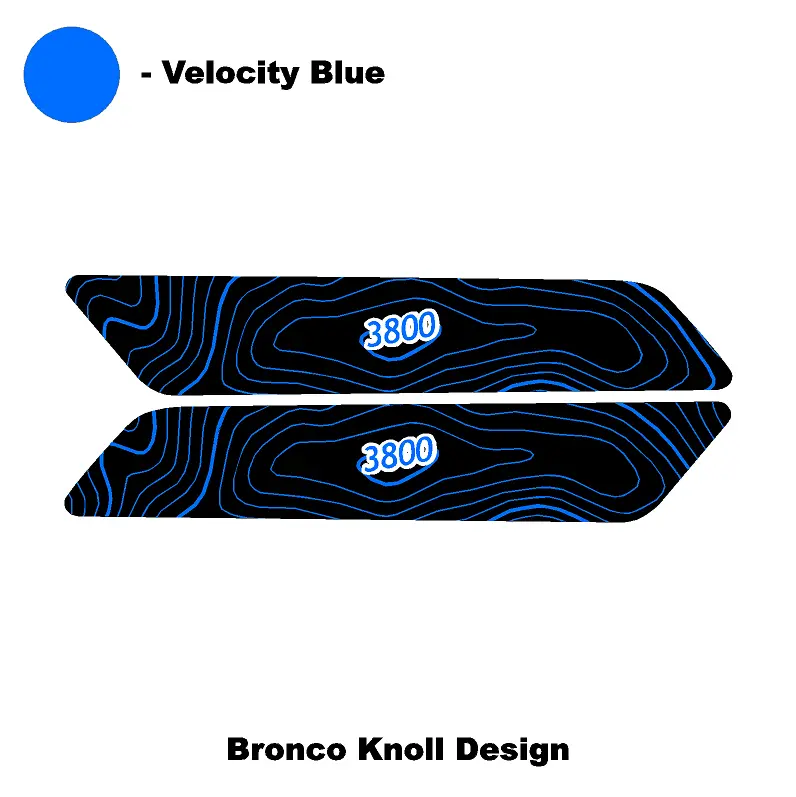 Topo Interior Front Door Grab Handle Overlay Kit (Printed + Laser Series) - 2021+ Bronco 53