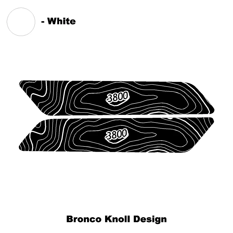 Topo Interior Front Door Grab Handle Overlay Kit (Printed + Laser Series) - 2021+ Bronco 54
