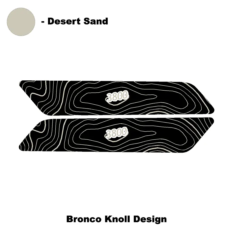 Topo Interior Front Door Grab Handle Overlay Kit (Printed + Laser Series) - 2021+ Bronco 56