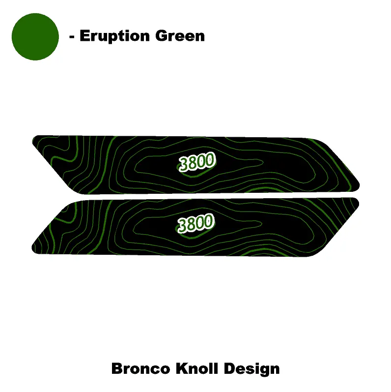 Topo Interior Front Door Grab Handle Overlay Kit (Printed + Laser Series) - 2021+ Bronco 57