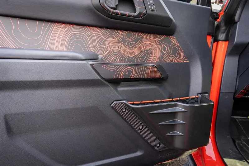 Topo Interior Front Door Grab Handle Overlay Kit (Printed + Laser Series) - 2021+ Bronco 6