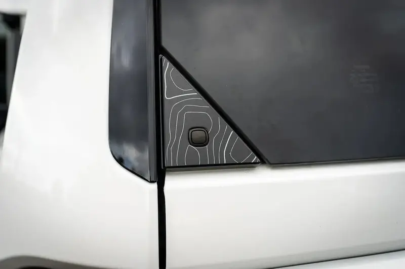 Topo Rear Glass Button Trim Overlay - 2024+ Land Cruiser / Gx 550 2