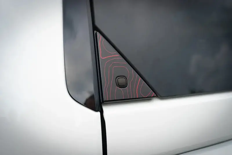 Topo Rear Glass Button Trim Overlay - 2024+ Land Cruiser / Gx 550 9