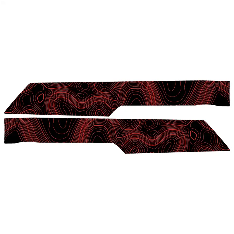 Topo Rear Interior Lower Door Card Insert Overlays (Printed Series) - 2021+ Bronco 4 Door 14