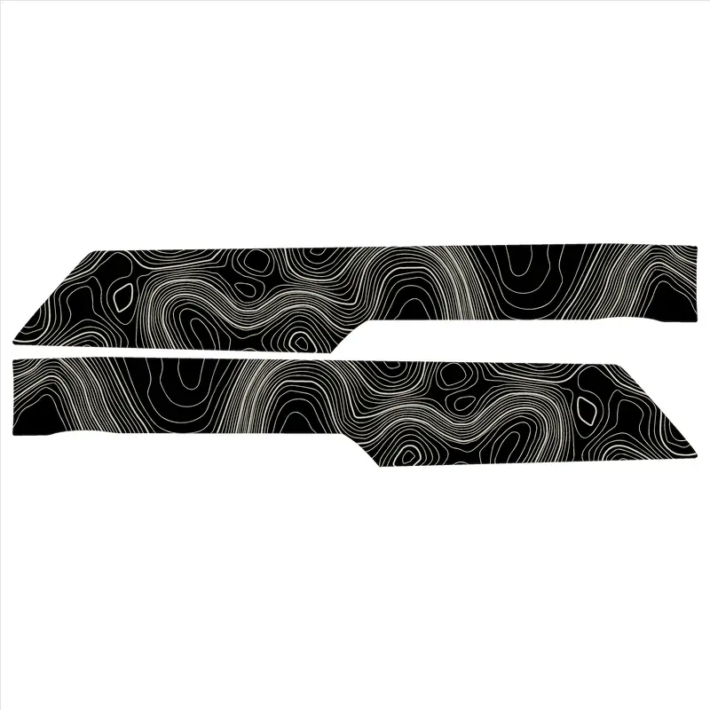 Topo Rear Interior Lower Door Card Insert Overlays (Printed Series) - 2021+ Bronco 4 Door 21