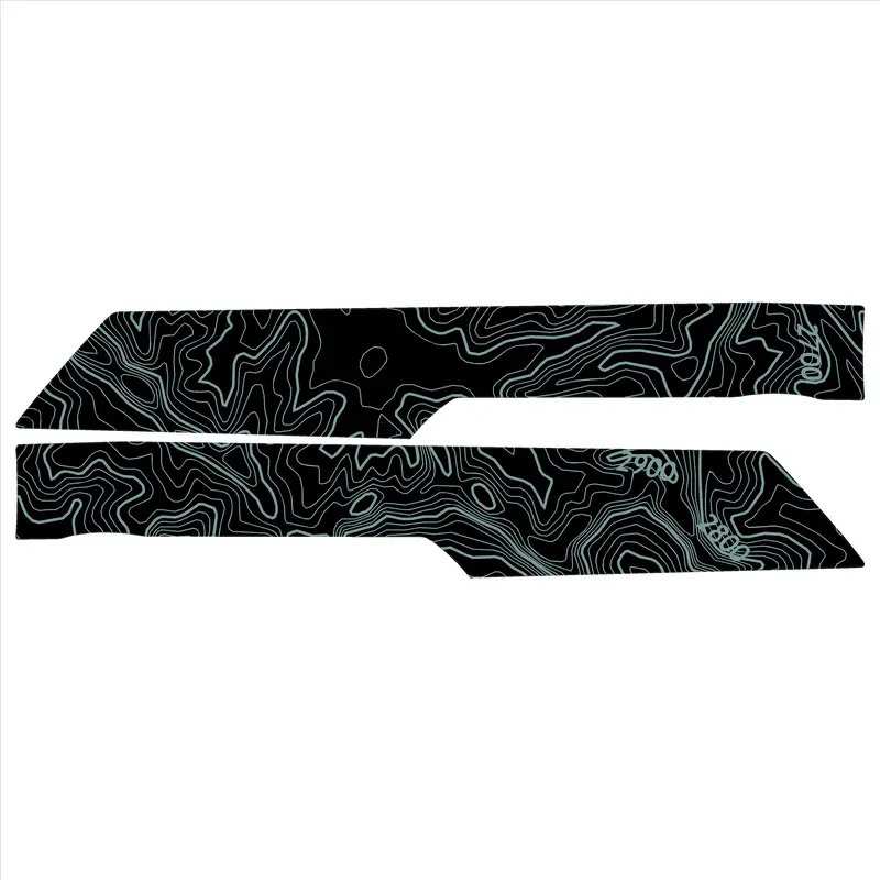 Topo Rear Interior Lower Door Card Insert Overlays (Printed Series) - 2021+ Bronco 4 Door 26