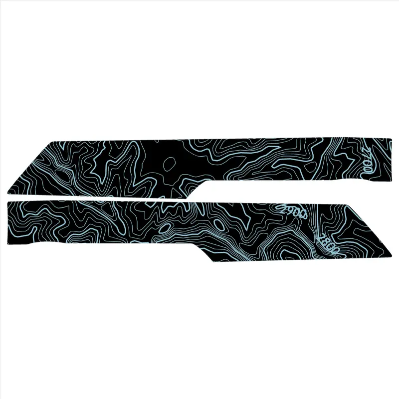 Topo Rear Interior Lower Door Card Insert Overlays (Printed Series) - 2021+ Bronco 4 Door 27