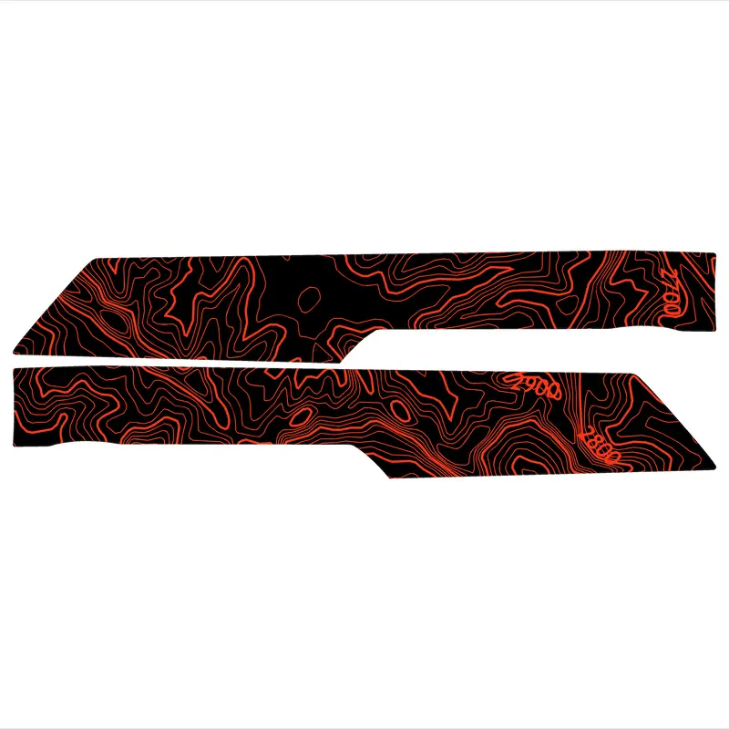 Topo Rear Interior Lower Door Card Insert Overlays (Printed Series) - 2021+ Bronco 4 Door 30