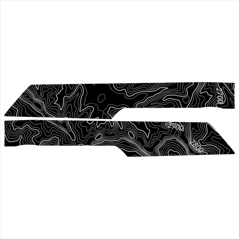 Topo Rear Interior Lower Door Card Insert Overlays (Printed Series) - 2021+ Bronco 4 Door 36