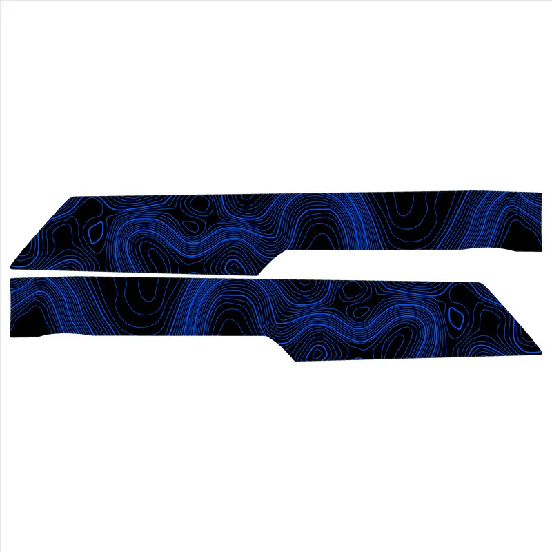 Topo Rear Interior Upper Door Card Insert Overlays (Printed Series) - 2021+ Bronco 4 Door 20