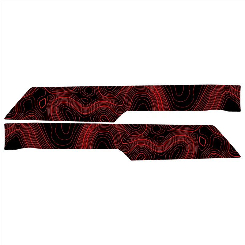 Topo Rear Interior Upper Door Card Insert Overlays (Printed Series) - 2021+ Bronco 4 Door 21