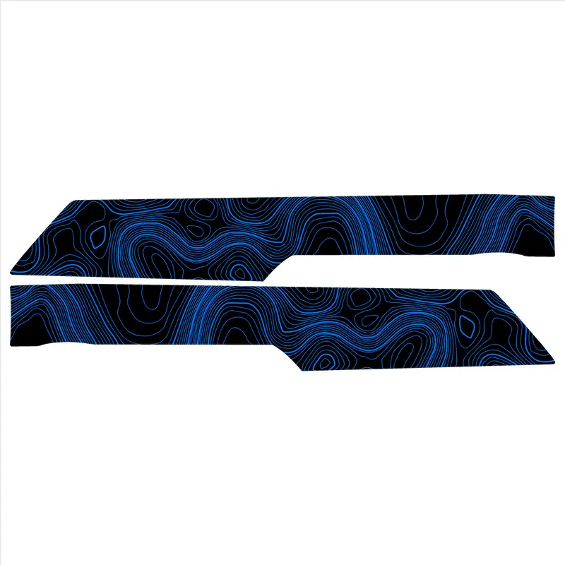 Topo Rear Interior Upper Door Card Insert Overlays (Printed Series) - 2021+ Bronco 4 Door 23