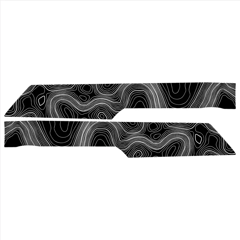 Topo Rear Interior Upper Door Card Insert Overlays (Printed Series) - 2021+ Bronco 4 Door 24