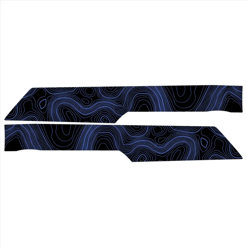 Topo Rear Interior Upper Door Card Insert Overlays (Printed Series) - 2021+ Bronco 4 Door 29